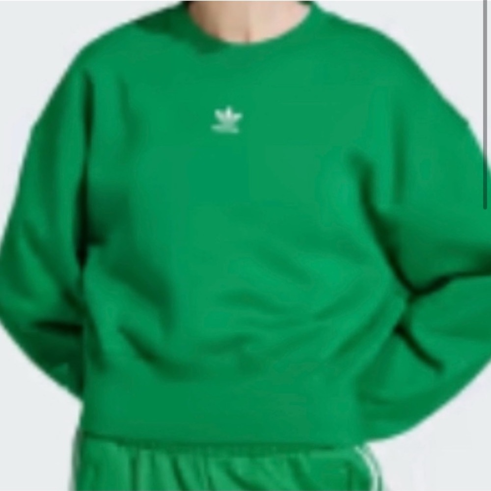 Adidas Originals Women's Adicolor Essentials Fleece Crew Sweatshirt - Size Small